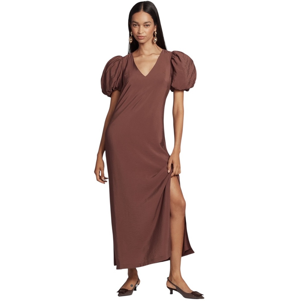 @loverlygrey x Anthropologie NWT Puff-Sleeve V-Neck
Maxi Dress